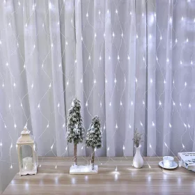   Timeless Christmas 128 LED-es hálós fényfüzér, 2 színben-hidegfehér (HOP1000988-1)