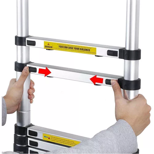 Timeless Garden Teleszkópos alumínium létra 3 méretben-4,1 méteres (HOP1001032)