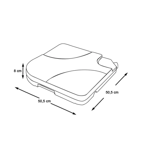 Timeless Garden 2 db tölthető napernyőtalp súly (HOP1001042-1)