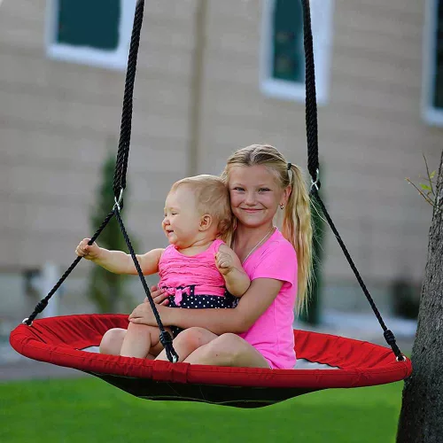 Timeless Garden Fészekhinta-110 cm-es-piros-sátor nélkül (HOP1001104-2)