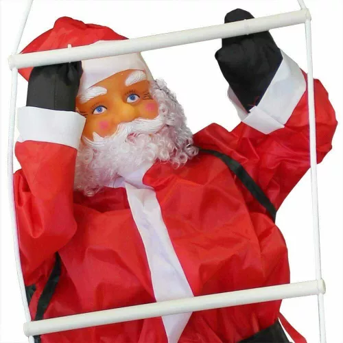 Timeless Christmas Létrán mászó Mikulás, 120 cm (HOP1001124)