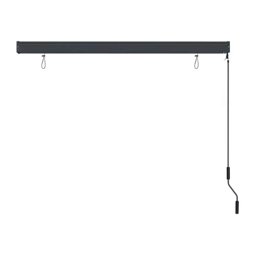 Timeless Garden Függőleges napellenző, 1,3*2,5m, szürke (HOP1001274)