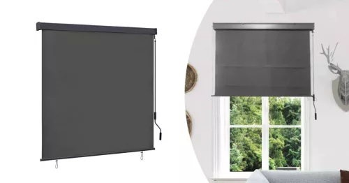 Timeless Garden Függőleges napellenző, 1,3*2,5m, szürke (HOP1001274)