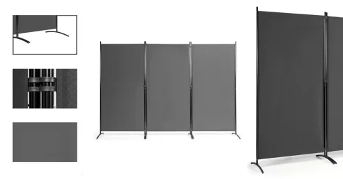 Timeless Garden Mobil térelválasztó 260x180cm, szürke (HOP1001305-1)