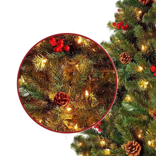 Timeless Christmas LED-es műfenyő több típusban, melegfehér-320 LED-es, 210 cm (HOP1001382)