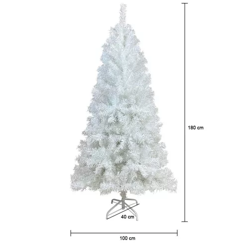 Timeless Christmas Fehér műfenyő - több méretben-180 cm-es (HOP1001384-3)