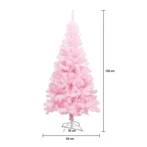 Timeless Christmas Rózsaszín műfenyő - több méretben-120 cm-es (HOP1001385-1)