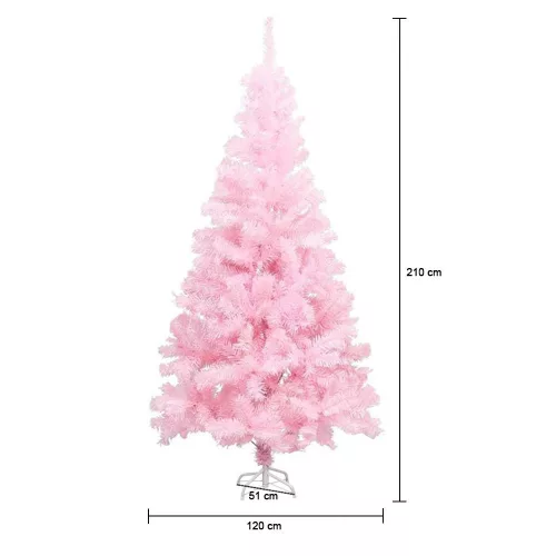 Timeless Christmas Rózsaszín műfenyő - több méretben-210 cm-es (HOP1001385-4)