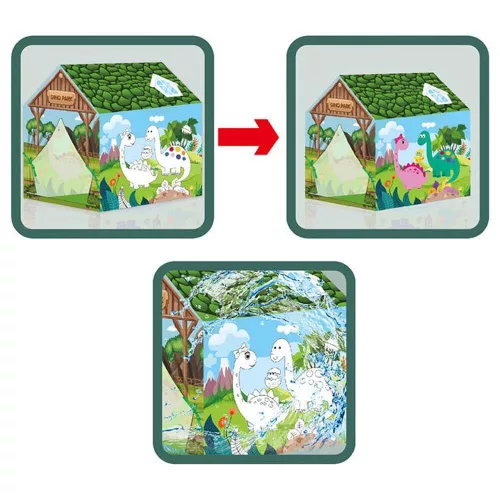 Timeless Toys Kiszínezhető játék sátor több típusban-dinoszaurusz (HOP1001412-2)