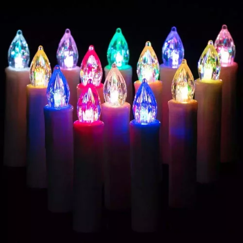Timeless Christmas Vezeték nélküli gyertya szett, 30 db-os, távirányítóval, több színben-színes (HOP1001436-1)