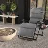 Timeless Garden Párnázott zéró gravitáció szék, több színben-szürke (HOP1001530-2)