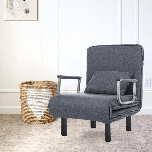 Timeless Home 2 az 1-ben fotelágy, több színben-sötét szürke (HOP1001545-1)
