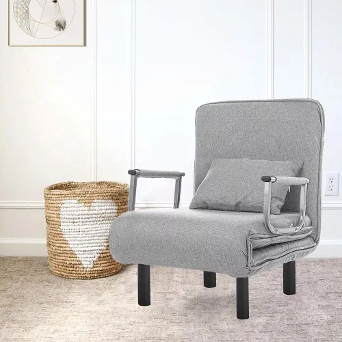 Timeless Home 2 az 1-ben fotelágy, több színben-világos szürke (HOP1001545-2)