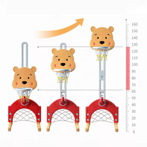 Timeless Toys 4 az 1-ben állítható magasságú gyerek játékszett, narancs-sárga (HOP1001566-1)