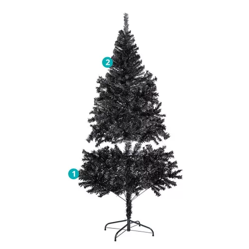 Timeless Christmas Fekete műfenyő, 150cm 415ág (HOP1001582)
