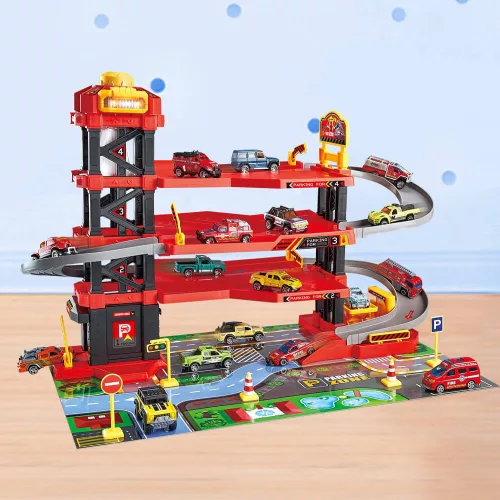 Timeless Toys Játék tűzoltó garázs (HOP1001622)