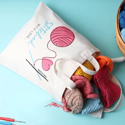 Timeless Hobby Horgoló készlet színes fonalakkal, kiegészítőkkel ajándék válltáskában (HOP1001636)