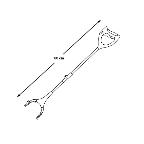 Timeless Tools Szemétszedő csipesz, mágnessel és LED lámpával (HOP1001641)
