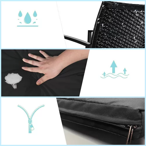 Timeless Garden 2 személyes, kültéri bútorszett dohányzóasztallal (HOP1001663)