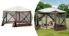 Timeless Garden 8 személyes vízálló kemping sátor, tárolóval és szúnyoghálóval (HOP1001665)