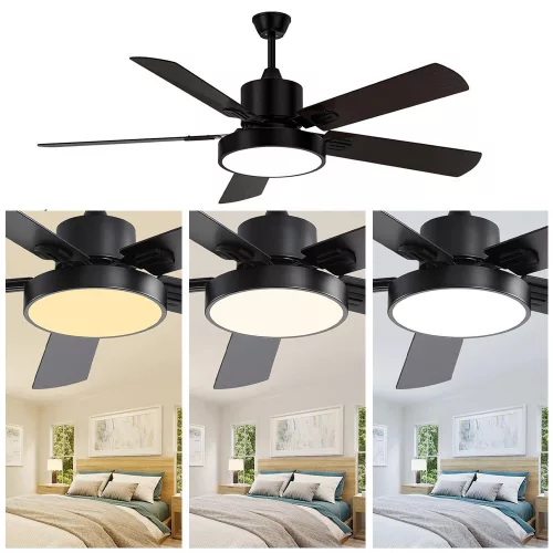Timeless Home Mennyezeti ventilátor világítással és távirányítóval (HOP1001714)