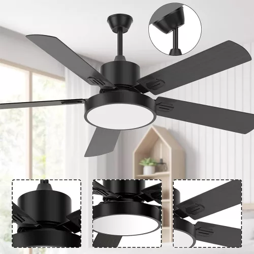 Timeless Home Mennyezeti ventilátor világítással és távirányítóval (HOP1001714)
