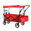 Timeless Garden Összecsukható kocsi tetővel, húzható-tolható, piros (HOP1001724-3)