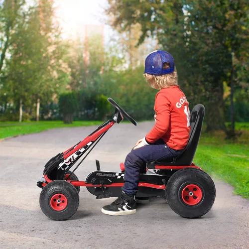Timeless Toys Pedálos gyerek gokart, piros (HOP1001736-2)