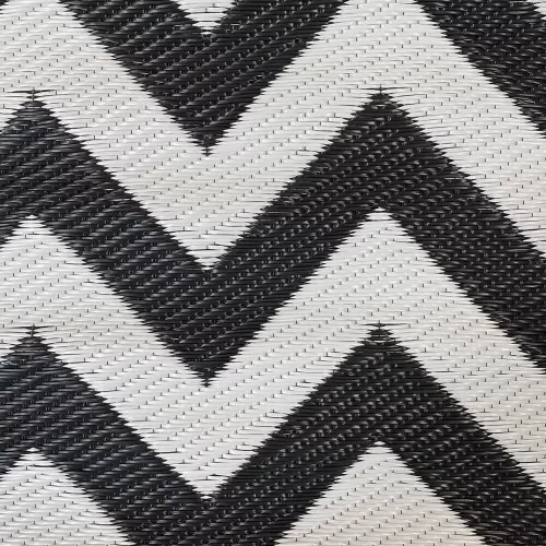 Timeless Garden Kültéri szőnyeg, 2 oldalas, 180 x 120 cm,fekete-fehér (HOP1001744-4)