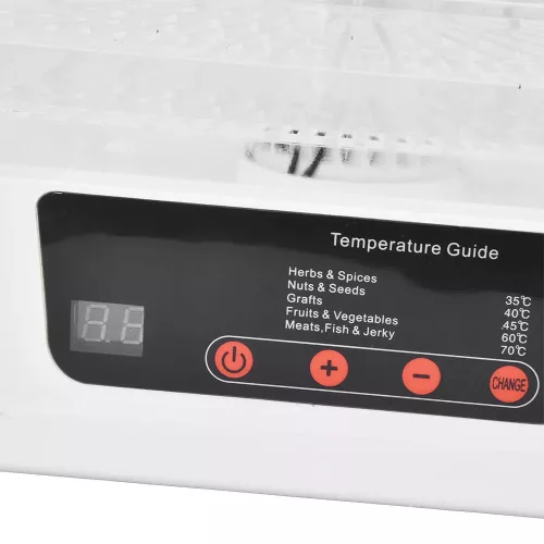 Timeless Gourmet 8 tálcás zöldség-gyümölcs aszaló gép (HOP1001756)