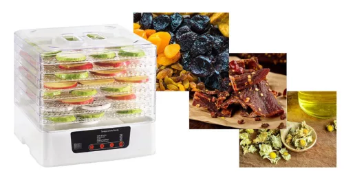 Timeless Gourmet 8 tálcás zöldség-gyümölcs aszaló gép (HOP1001756)