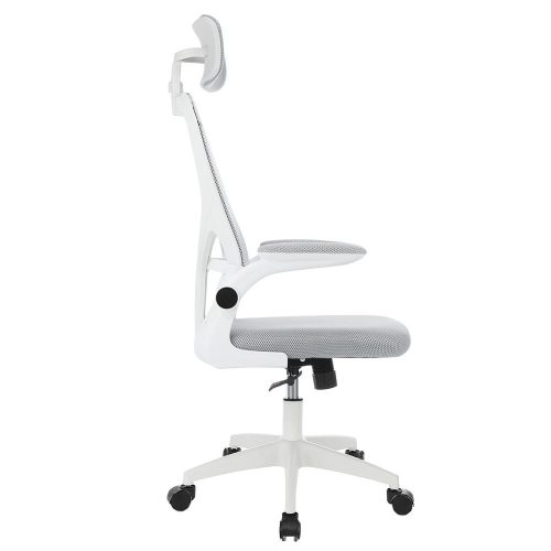 Timeless Office Ergonomikus irodai szék deréktámasszal, fejtámlával, szürke (HOP1001787-2)