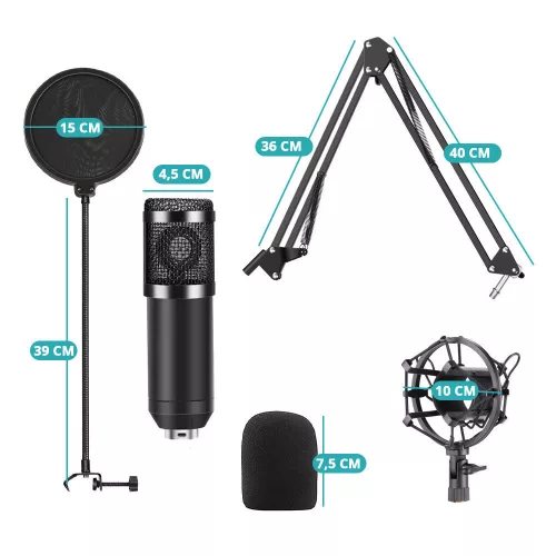 Timeless Tools Asztalra szerelhető mikrofon, USB csatlakozóval (HOP1001862)