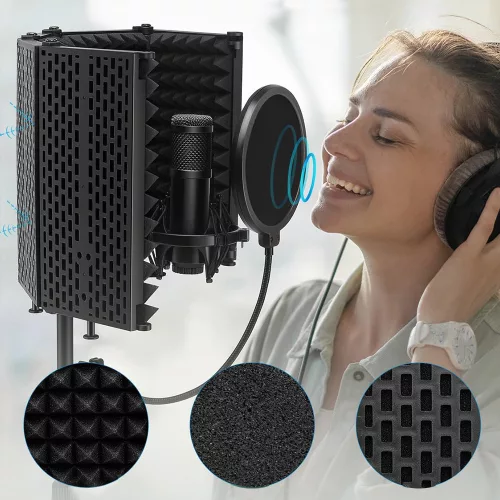 Timeless Tools Mikrofon tartó állvány, zajszűrővel (HOP1001864)