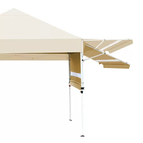 Timeless Garden Pavilon árnyékolóval, félhátfallal, bézs (HOP1001869)