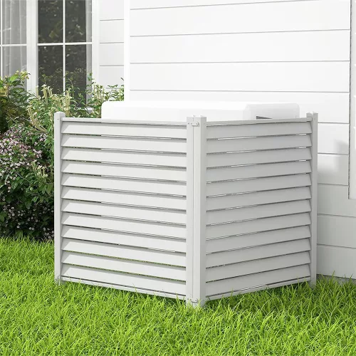 Timeless Garden Leszúrható kerítéspanel, 122x122 cm, 2db, fehér (HOP1001871)