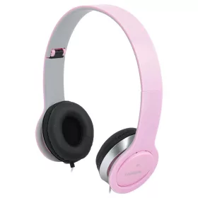   LogiLink "Smile" Sztereó fejhallgató, pink (HS0032)