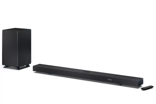 SHARP Q HT-SBW55121(BK) 5.1.2 Dolby Atmos / DTS:X hangprojektor vezeték nélküli mélynyomóval fekete