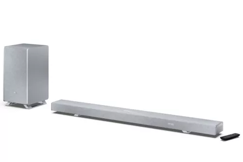 SHARP Q HT-SBW55121(SL) 5.1.2 Dolby Atmos / DTS:X hangprojektor vezeték nélküli mélynyomóval ezüst