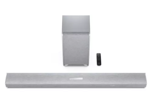SHARP Q HT-SBW55121(SL) 5.1.2 Dolby Atmos / DTS:X hangprojektor vezeték nélküli mélynyomóval ezüst