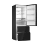Haier HTW7720DNGB hűtőszekrény, 3 ajtós, 483 liter, fekete