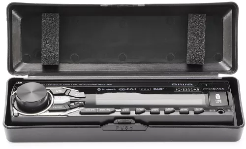 Aiwa IC-320DAB Prémium Japán autórádió modern technológiákkal, DAB+ és FM rádióval, Bluetooth, USB, SD 