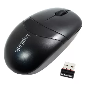   Logilink Optikai vezeték nélküli egér, 2,4 GHz, 3 gomb, fekete (ID0069)