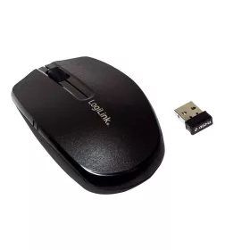   LogiLink 2.4G vezeték nélküli egér, autolink funkcióval, fekete (ID0114)