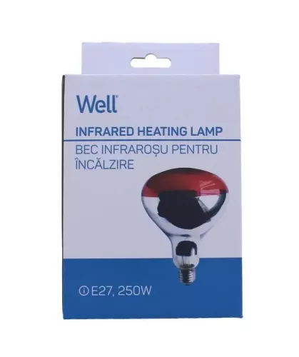 Well ILIR-R125250E27-W  Infra Fél Piros R125 250W E27