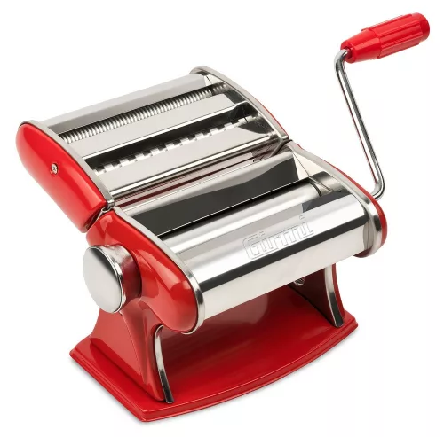 Girmi IM92 Kézi, olasz tésztagép lasagnához, tagliatelléhez és spagettihez, 7 vastagsági beállítás, piros színben (IM9202)