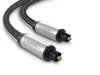 Ugreen AV108-15 Toslink audio optikai kábel, aranyozott csatlakozó, alumíniumház, szürke (1,5m)
