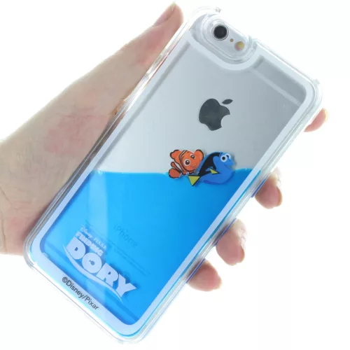 Lazerbuilt Némó Nyomában IPFD-I6-WATER iPhone 6/6S Folyadékkal Töltött Védőtok, Átlátszó 1207811