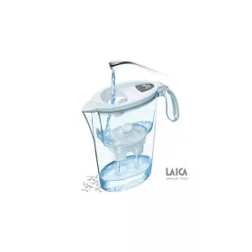   Laica vízszűrő ajándékszett: Stream Line mechanikus vízszűrő kancsó fehér színben 6db univerzális bi-flux szűrőbetéttel (J996050)