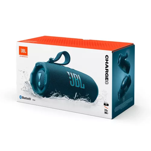 JBL Charge 6 kék Bluetooth hangszóró,  JBLCHARGE6BLU